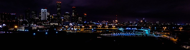 休斯顿, 市中心, 夜深人静的时候