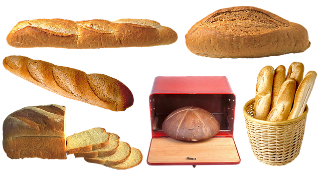 面包, 法国面包, 松饼