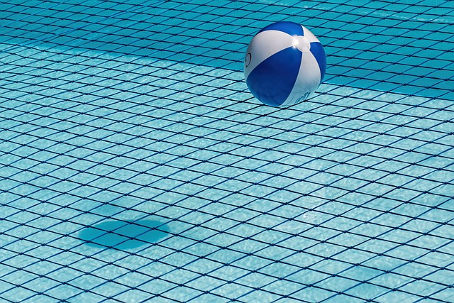 游泳池, 安全网, 沙滩球