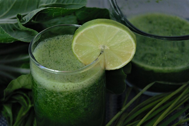 绿色的果汁, 果汁滋润, 叶绿素