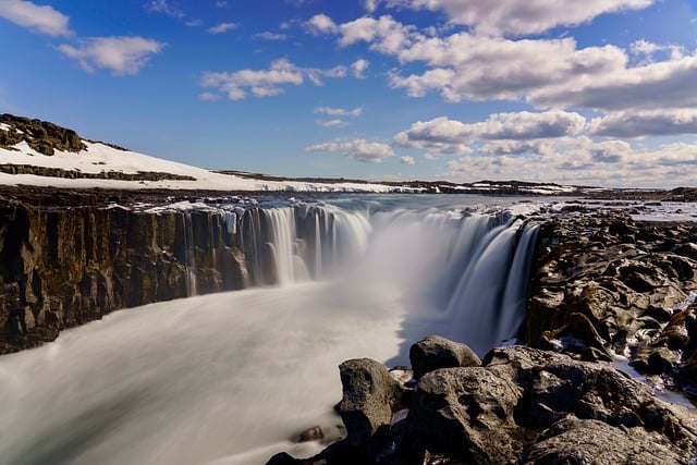 瀑布, 冰岛, 流动