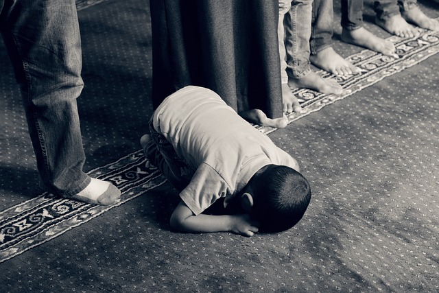 孩子, 祈祷, 穆斯林