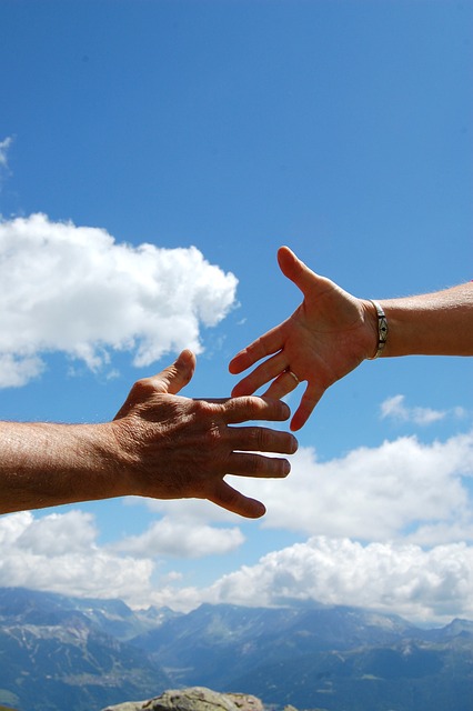 团结, 天空, 握手