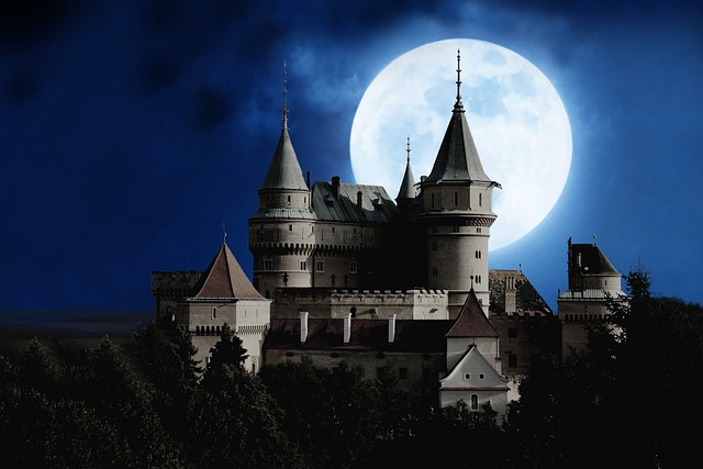 月亮, 城堡, 满月