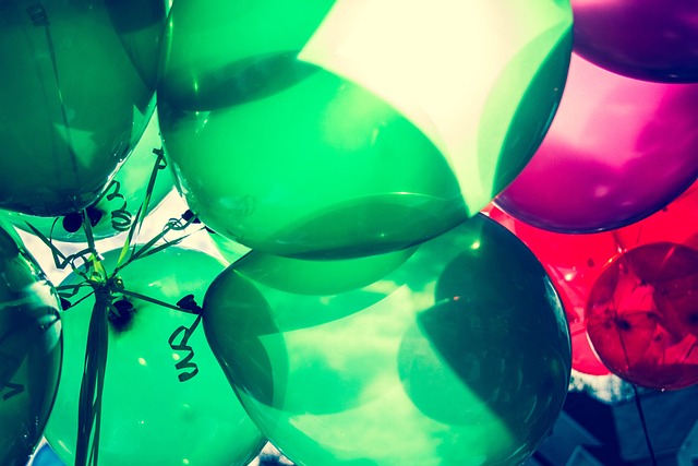 生日快乐, 生日快樂, 气球