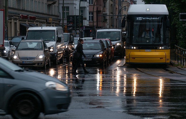 下雨, 交通, 城市