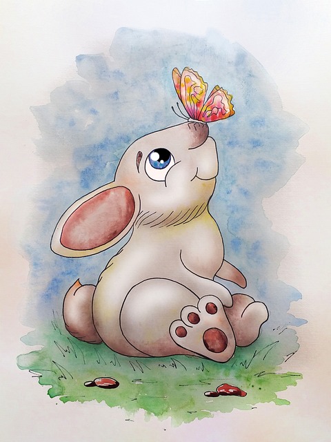 兔子, 故事, 童年