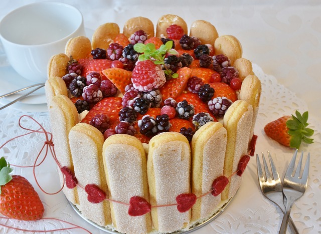 母亲节快乐, 草莓蛋糕, 蛋糕